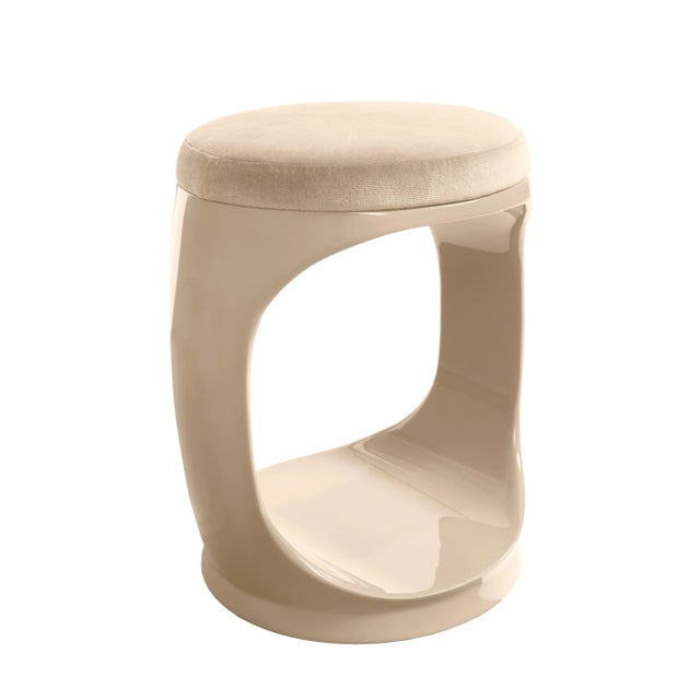 Early 21st Century Signet Ring Stool by Cyril Rumpler Blanc For Sale - Image 5 of 5