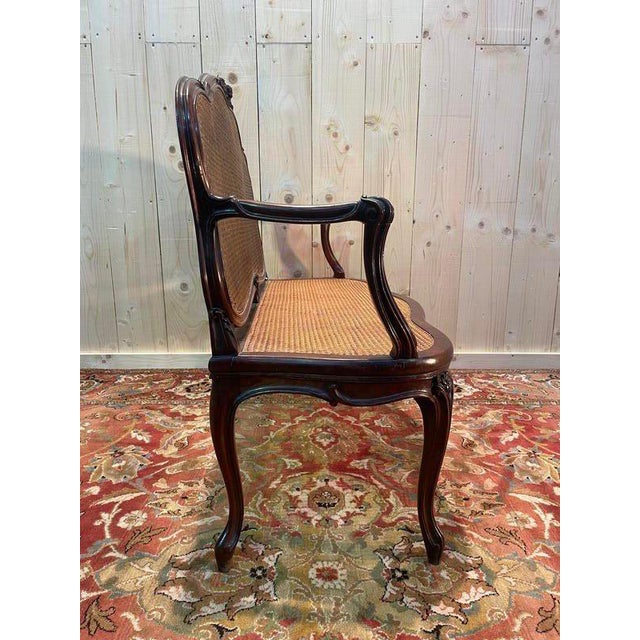 Artist: None Period: 19th century Style: Louis 15th - Transition Condition: Fully restored Material: Solid wood Length:...