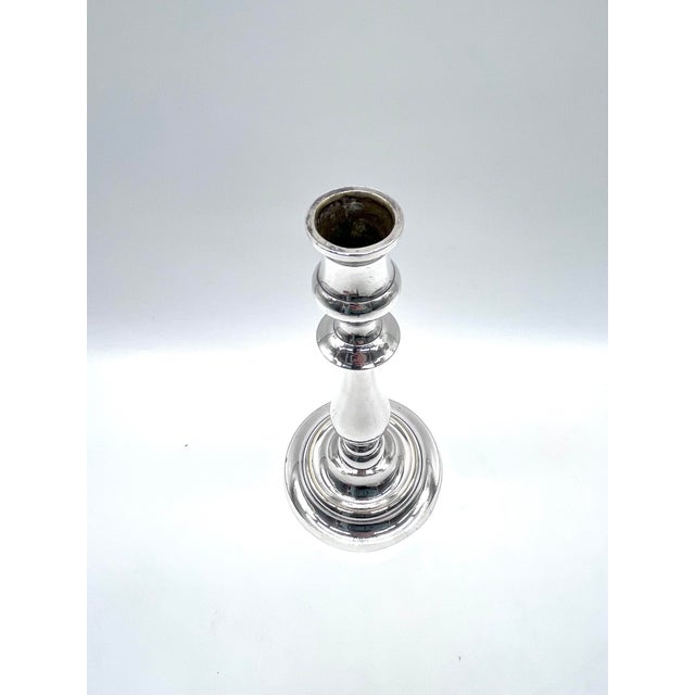 Antique Silver Candlestick by Felix Cheron for Christofle, 1890 For Sale - Image 9 of 12