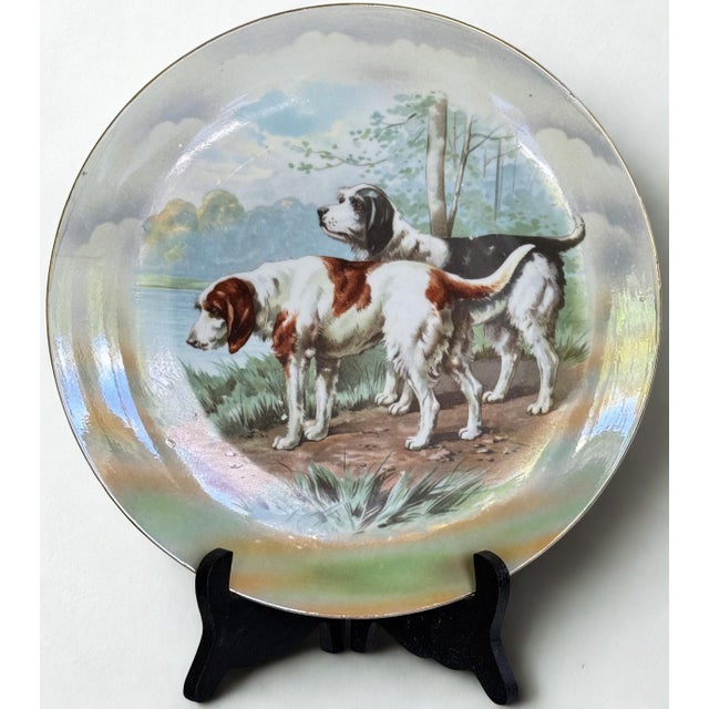 Antique Unger & Schilde Irish Setter Hunting Scene Decorative Plate For Sale - Image 16 of 18