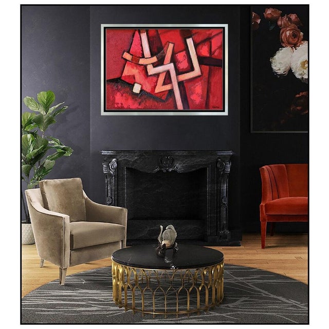 Message us to inquire about custom framing options! (Included for free with every purchase) The artwork here,"Geometric...