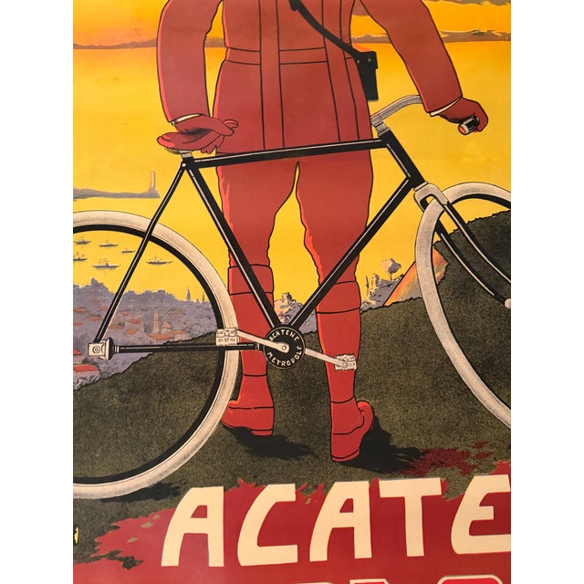 Late 19th Century A. Buttieri - Acatène Métropole, C. 1895, Color Lithographic Poster For Sale - Image 5 of 7