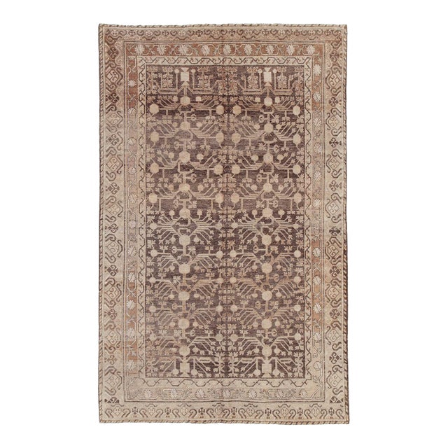 Galerie Shabab Collection Early 20th Century East Turkestan Khotan Rug For Sale