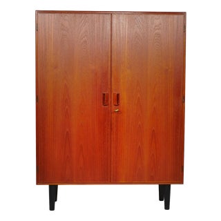 Mid-Century Teak Highboard by Børge Mogensen for Søborg Møbelfabrik, 1960s For Sale