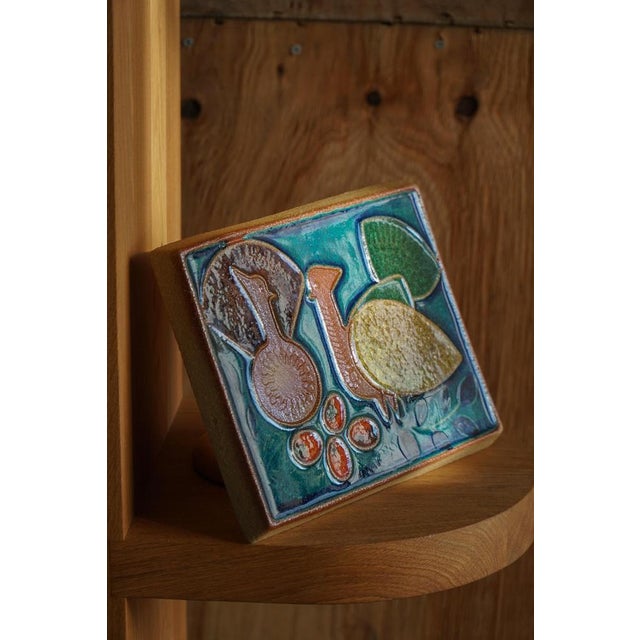 Mid-20th Century Danish Ceramic Relief from Søholm, 1960s For Sale - Image 18 of 18