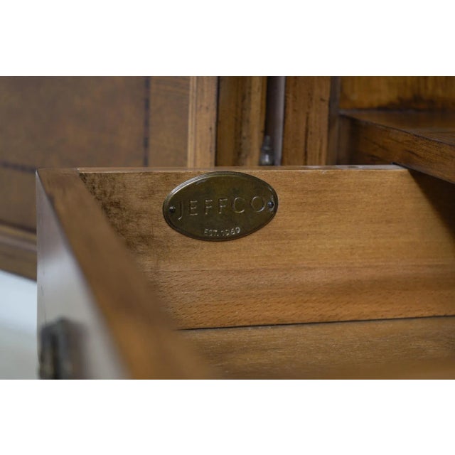 Jeffco Georgian Style 2 Door Bar Liquor Cabinet For Sale - Image 12 of 12