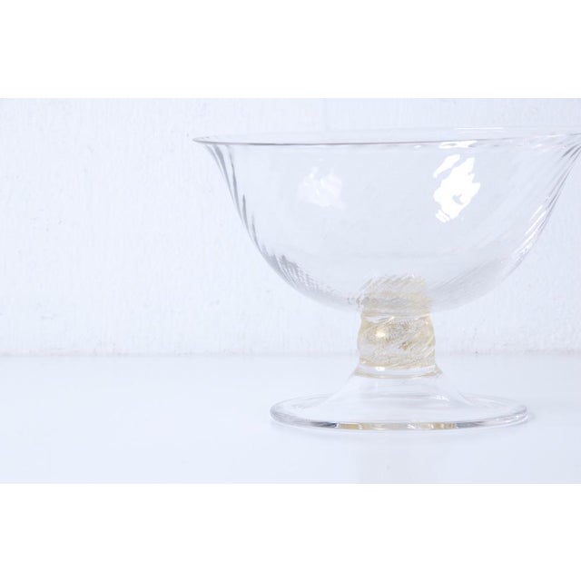 Gold Murano Glass Vases from Lancel Paris, 1960s, Set of 2 For Sale - Image 8 of 18