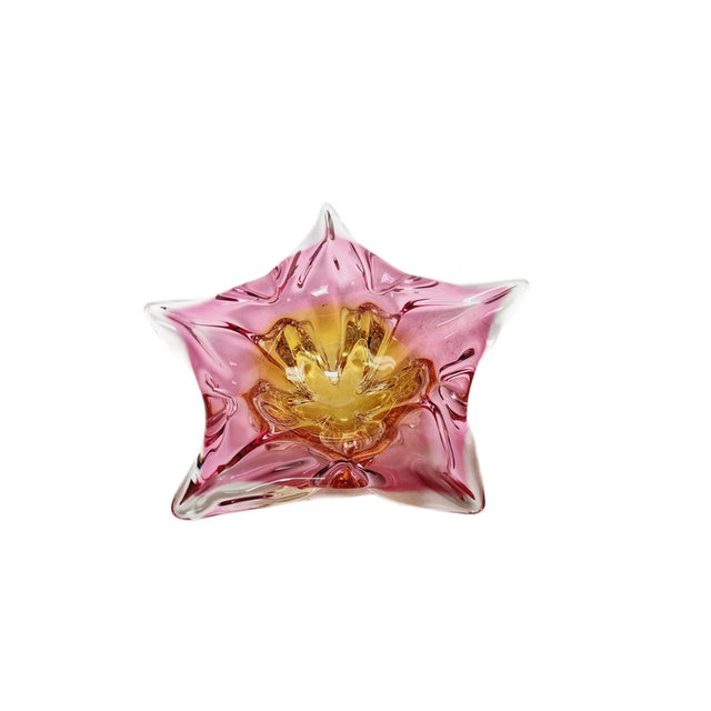 1970s Decorative Bowl by J. Hospodka for Chribska Glassworks, Former Czechoslovakia, 1960s For Sale - Image 5 of 14