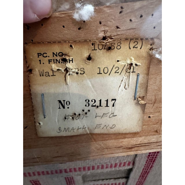 1960s Mid Century Lounge Chair in St. Frank Fabric For Sale - Image 9 of 9