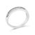 Contemporary IGI Certified 1/2 Cttw Princess Cut Diamond 18K White Gold Channel Set Half Eternity Style Wedding Band Ring (H-I Color, SI2-I1 Clarity) - Size 5 For Sale - Image 3 of 6