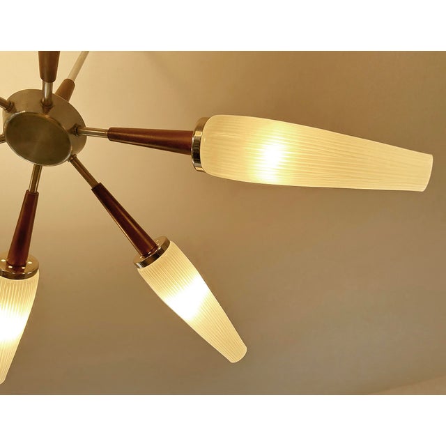 Large Vintage Danish Style Pendant Light, 1960s For Sale - Image 18 of 18