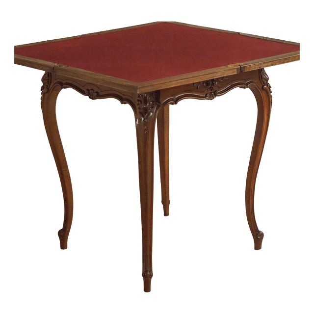 Antique Louis XV Oak Game Table, 1890 For Sale
