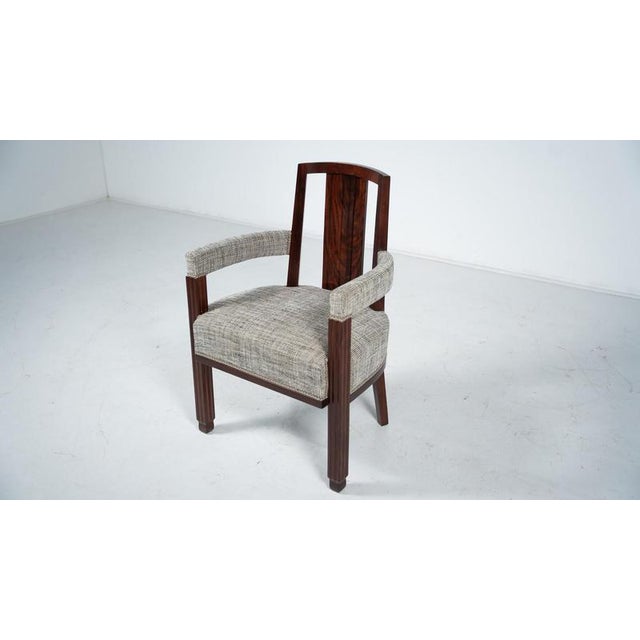 Art Deco Style Armchairs, Set of 8 For Sale - Image 10 of 11
