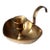 Vintage Brass Heart Shaped Candlestick Holder For Sale
