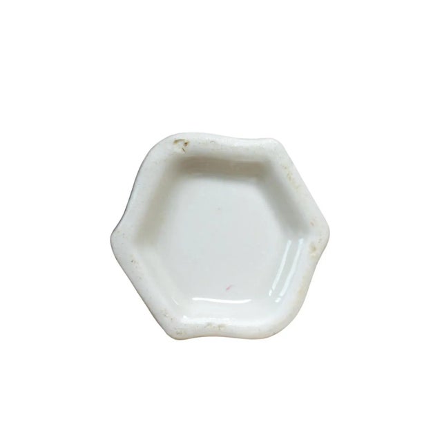 Late 19th Century Porcelain Match Striker With Floral Motif For Sale - Image 9 of 11