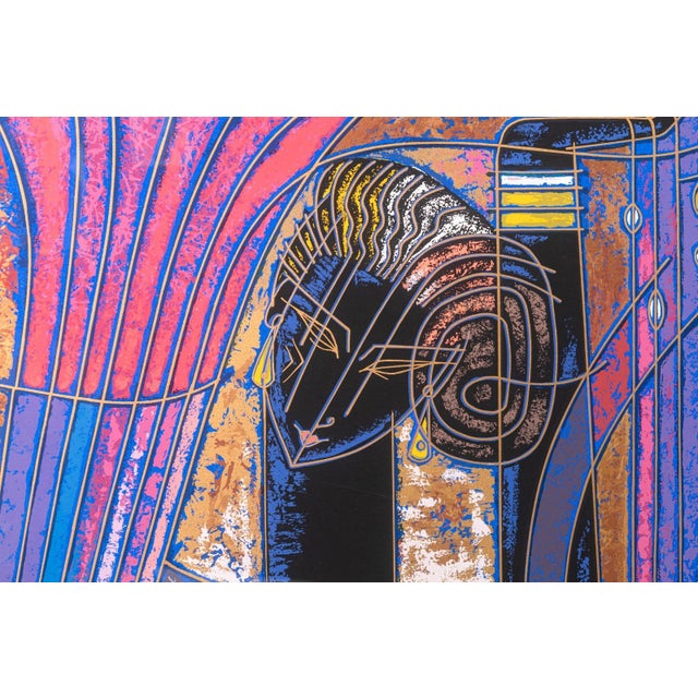 1990s Adrian Wong Shue - Heart Songs, 1990 Signed Serigraph Contemporary Figurative For Sale - Image 5 of 8