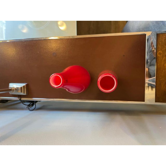 Red Murano Glass Vases by Lavento for Richard Ginori, 1960, Set of 2 For Sale - Image 6 of 14