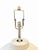 Contemporary White Ralph Lauren Ceramic Woven Rope Texture Lamps With Chrome Finials - a Pair For Sale - Image 9 of 12