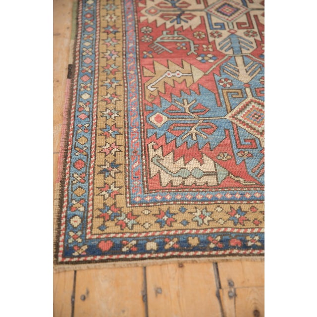 Red Vintage Heriz Rug - 3'5" X 5' For Sale - Image 8 of 12