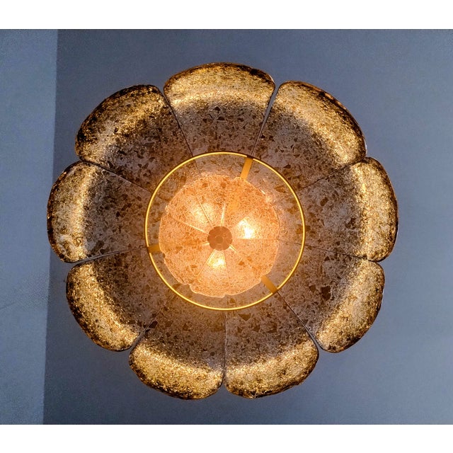 Murano Glass Flower Pendant from Hillebrand Lighting, Germany, 1960s For Sale - Image 16 of 18