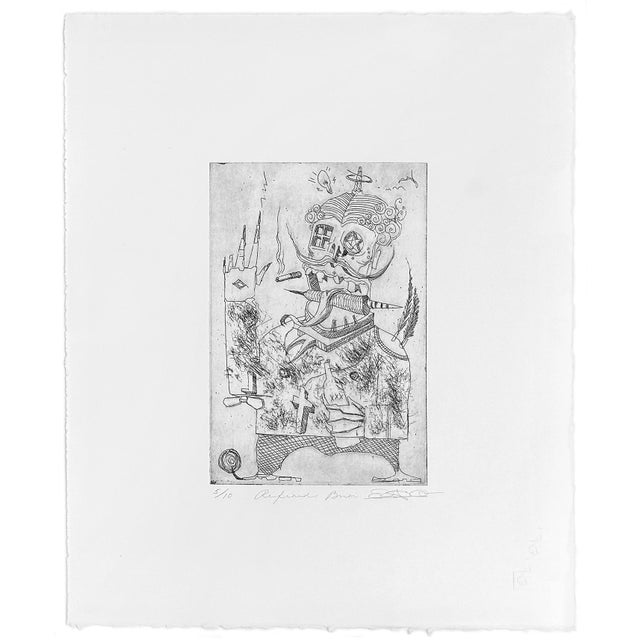 Etching, ink on paper. Hand signed by RETNA. Hand numbered 5/10 (there are also 3 AP's). Artwork size: 17 x 14 inches....