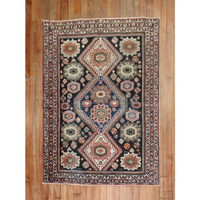 Textile Antique Persian Mahal Carpet - 4'9" x 13'3" For Sale - Image 7 of 18