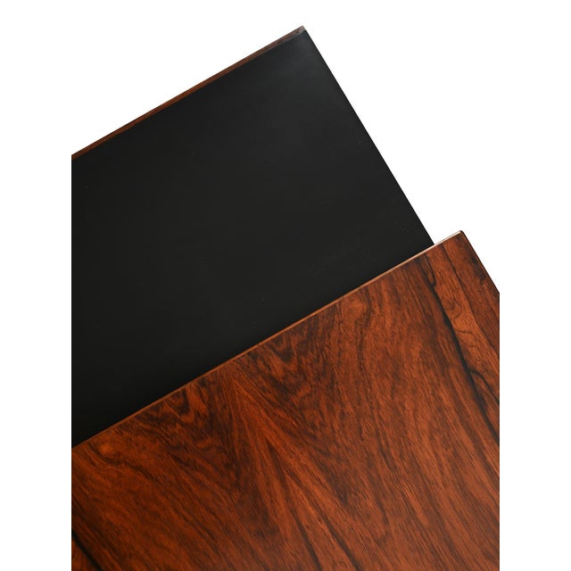 Brown Rosewood Coffee Table by Severin Hansen for Haslev Møbelsnedkeri, 1960s For Sale - Image 8 of 13