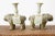 Chinese Jade Colored Porcelain Elephant Candlesticks - a Pair For Sale - Image 11 of 13