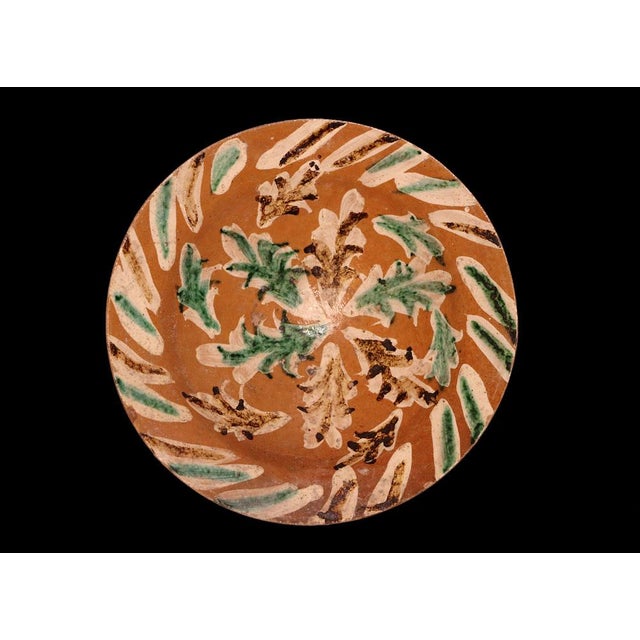 Handmade Clay Bowl Pottery Bowl Plate, 1930s For Sale - Image 13 of 18