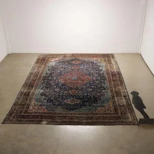 Mashad rug in cotton and wool, fine knot, manual production. This piece is attributed to the mentioned designer/maker. It...