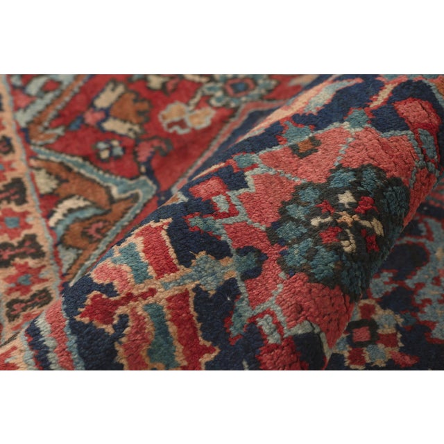 Antique Persian Heriz Rug, 02'07 X 06'03 For Sale In Dallas - Image 6 of 10