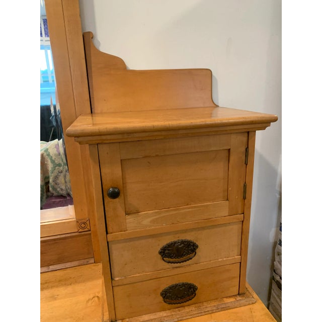 Maple Dresser With Mirror For Sale - Image 4 of 7