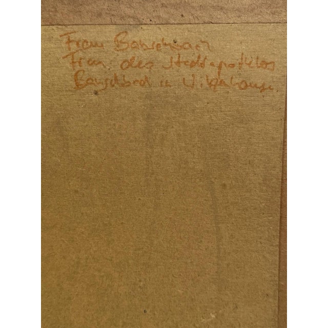 Beige Heinrich Pforr, Mrs. Bausebach, Pastel For Sale - Image 8 of 13