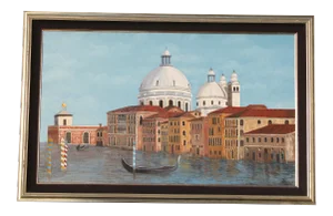 Venetian Canal Art Painting