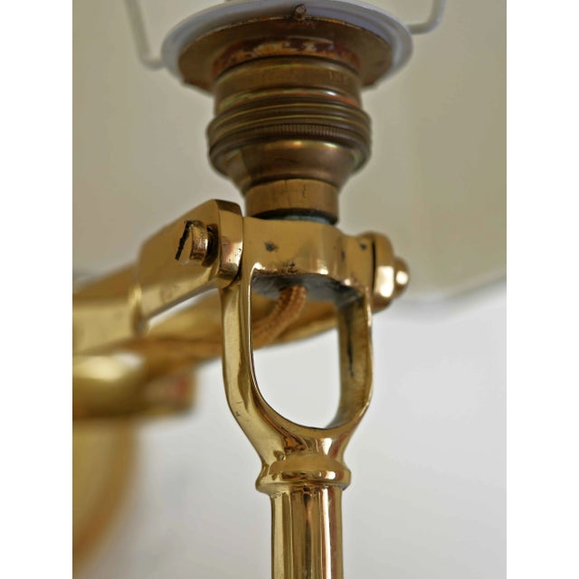 Brass Boat Wall Lamps, Set of 2 For Sale - Image 9 of 13