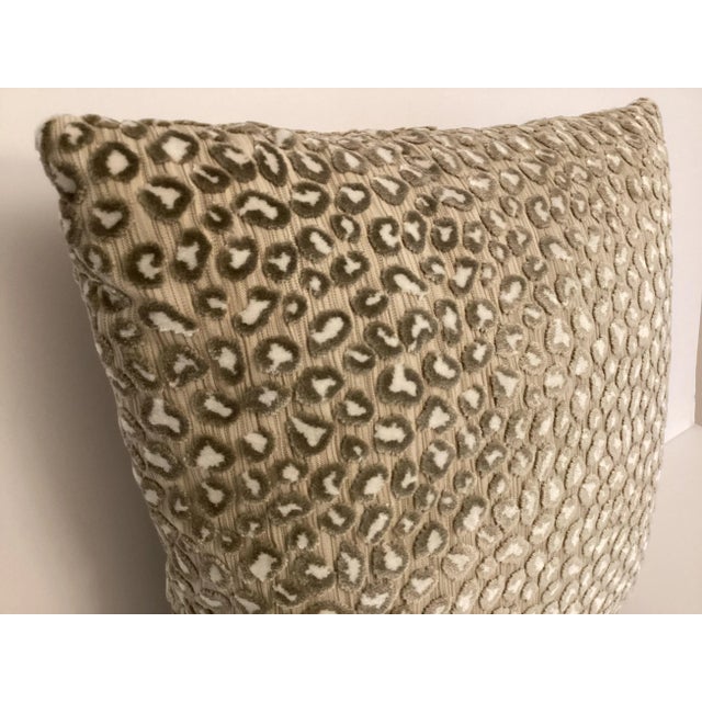 2020s Custom Hand Made Pillow, Fabric by Cowtan &.Tout Leopard Print For Sale - Image 5 of 6