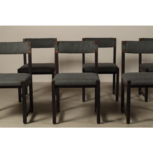 Dining Chairs by Jean Batenburg for Mi, Belgium, 1969, Set of 6 For Sale - Image 11 of 16