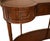 Metal Regency Walnut Kidney Desk For Sale - Image 7 of 12