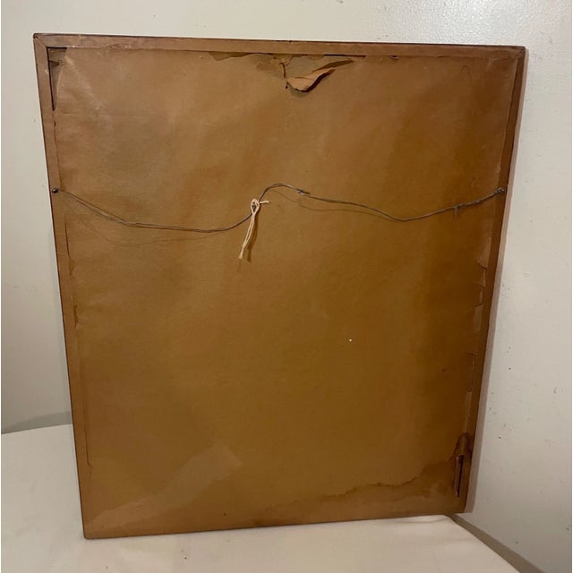 Antique 1800's Hand Embroidered Needlepoint Sampler Religious Cross Memorial Art For Sale - Image 12 of 12