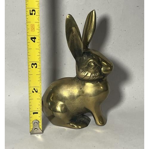 This adorable Vintage Solid Brass Bunny Rabbit Figurine will look amazing year-round in your home, but imagine it really...