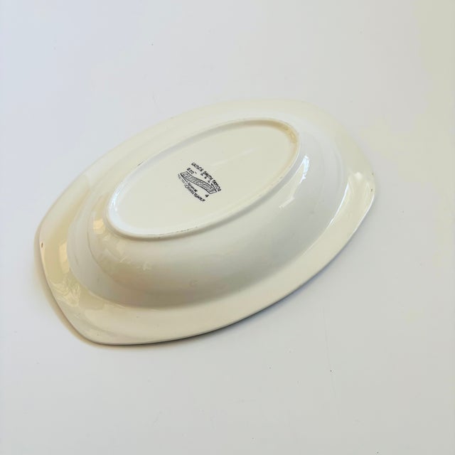 Ceramic Taylor Smith Taylor "Coffee Tree" Serving Bowl by Walter Dorwin Teague For Sale - Image 7 of 8