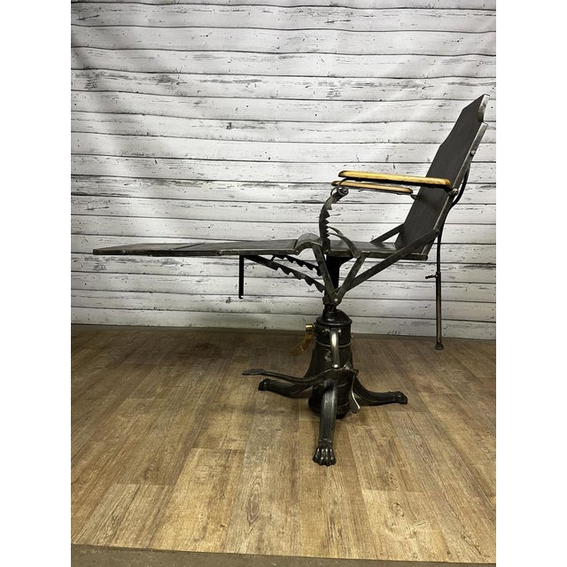 Vintage Medical Reclining Chair For Sale - Image 6 of 16