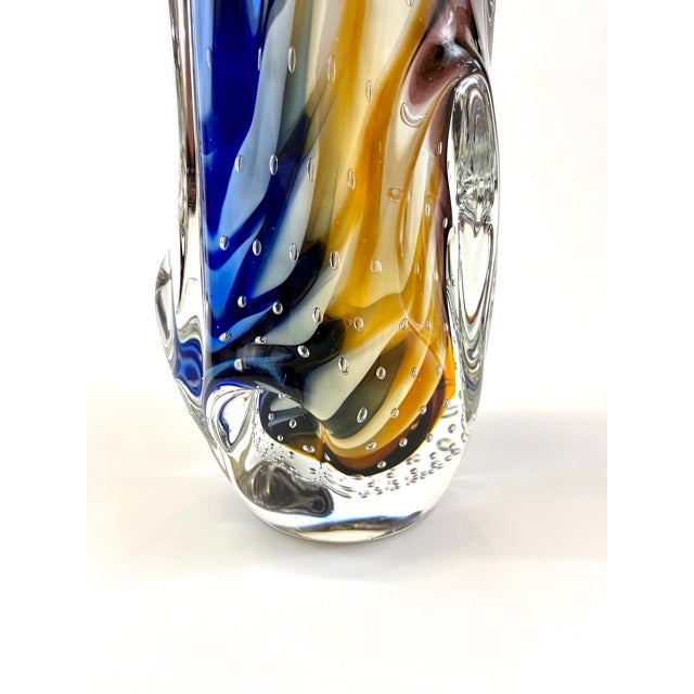 Glass Murano Glass Contemporay Vase For Sale - Image 7 of 10