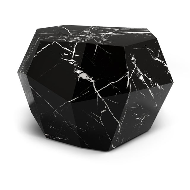 Not Yet Made - Made To Order Three Rocks Medium Coffee Table in Nero Marquina Marble from Insidherland For Sale - Image 5 of 5