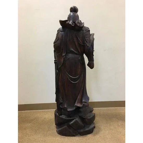 Contemporary Carving of Qin Shi Huang, First Emperor of China For Sale - Image 4 of 10