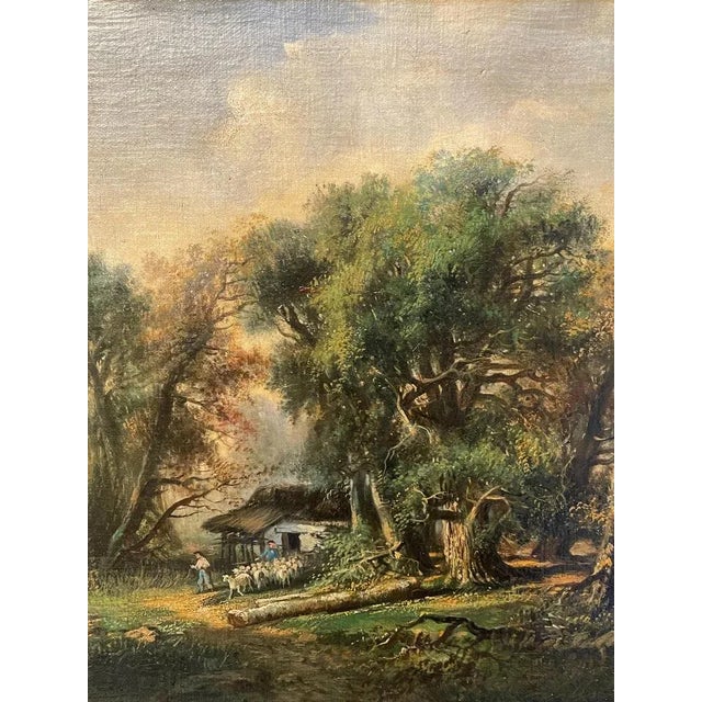Alfred Williams, Woodland Landscape, 19th Century, Oil on Canvas, Framed For Sale - Image 3 of 8