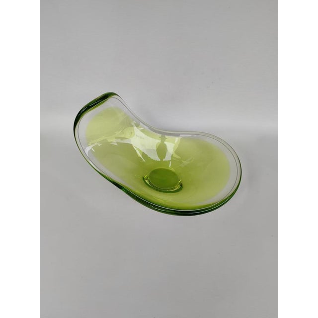 Paul Kedelv Glass Bowl by Paul Kedelv by Flygsfors, 1960s For Sale - Image 4 of 7