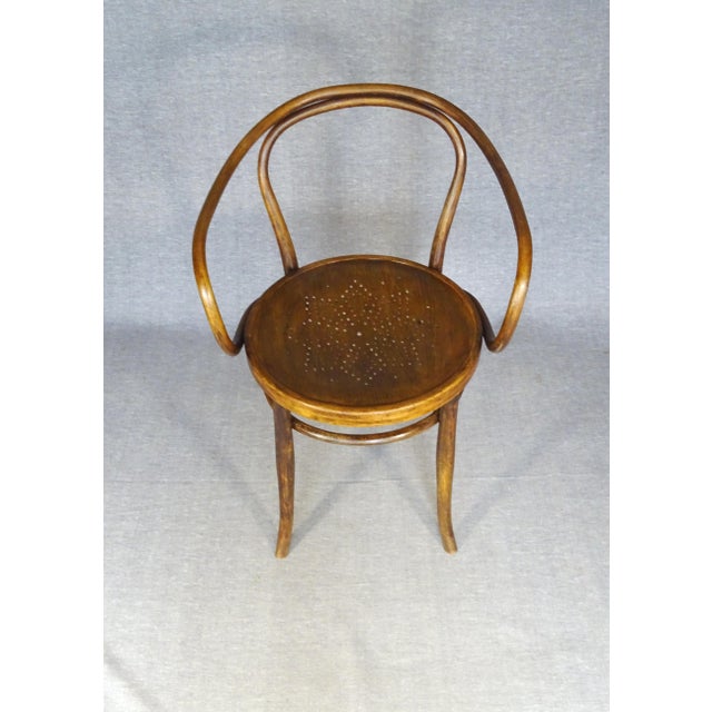 Brown B9 Office Chair Le Corbusiers by Jacob and Joseph Kohn, 1905 For Sale - Image 8 of 10
