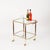 Mid-Century Bar Cart in Brass and Wood from Cesare Lacca, Italy, 1950s For Sale - Image 15 of 16