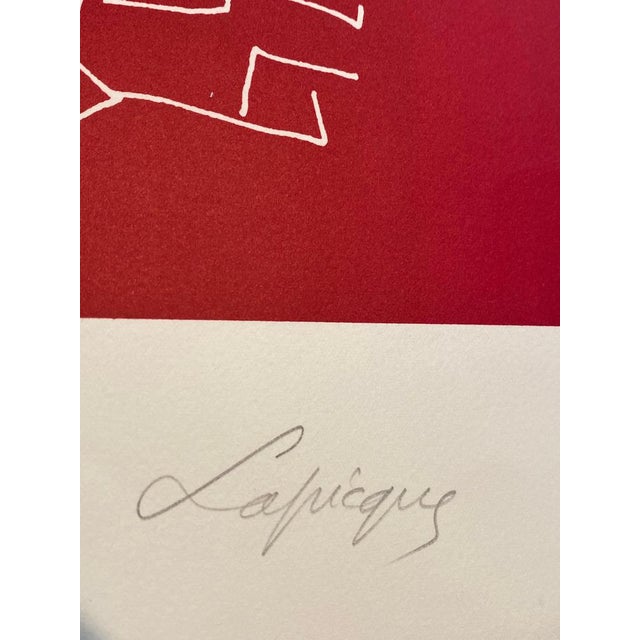 Charles Lapique, La naissance du péché, Original Lithograph For Sale - Image 4 of 9